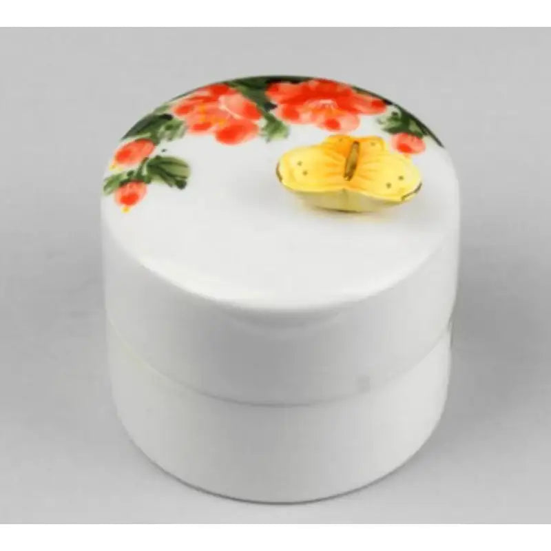 HK Studio - Hand Painted Camellia Musical Jewelry Box - HK Studio - Music Box - Harumio