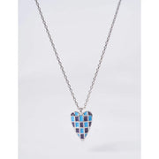 OST - POPTS Collection Mint Checkers Heart Necklace - OST - Jewelry - Harumio