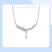 CLUE - Sunshine Crystal Silver Necklace - CLUE - Jewelry - Harumio