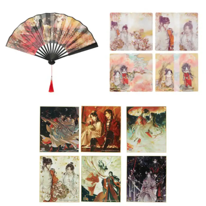 Heaven Official's Blessing - Fan / Ticket Holder / Colored Paper - GOODSBEE - Accessories - Harumio