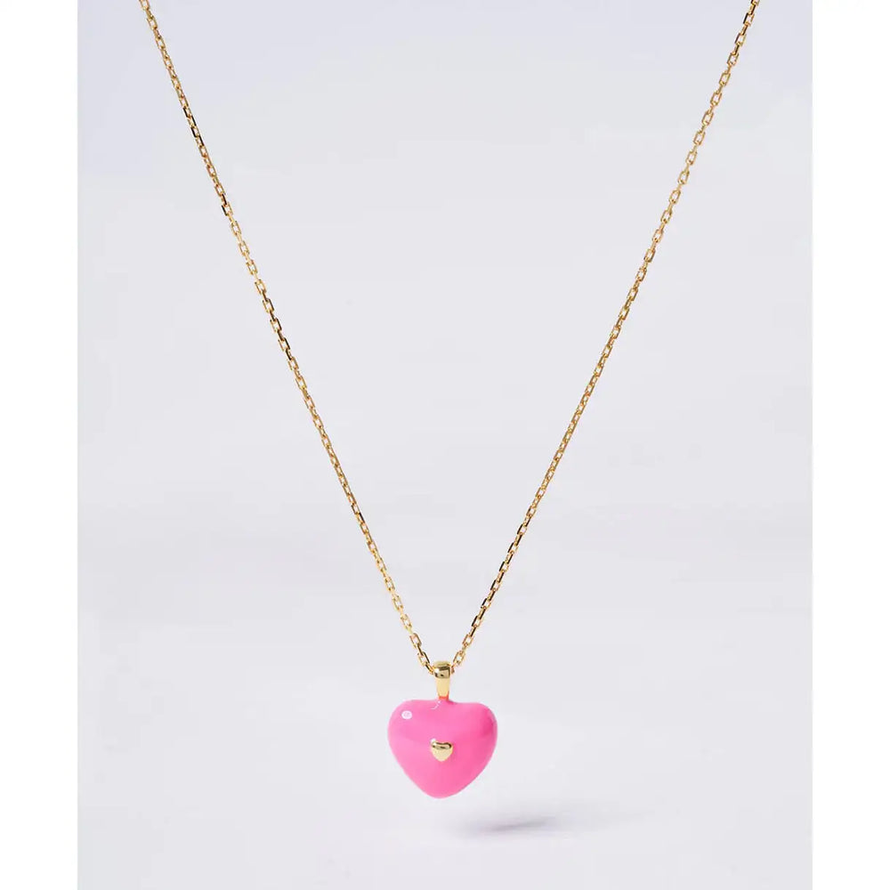 OST - POPTS Collection Pop Basic Plump Heart Necklace - OST - Jewelry - Harumio
