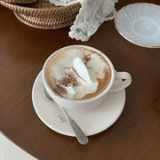 Like A Cafe - Si Racuse Cafe Latte Cup & Saucer Set - Like A Cafe - Home & Living - Harumio