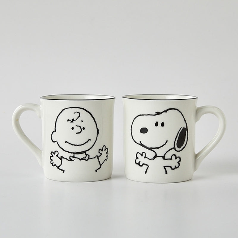 Corelle x Peanuts - Snoopy and Charlie - Mug 2P Set
