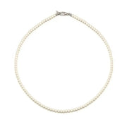 OST - Elegant White 4mm Pearl Necklace - OST - Jewelry - Harumio