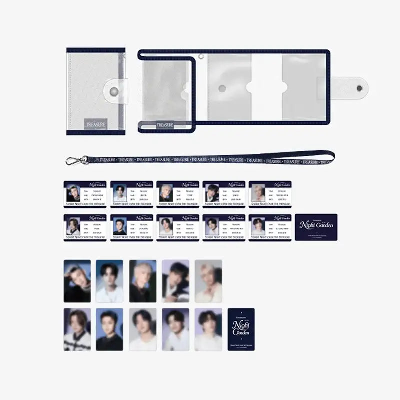 TREASURE - NIGHT GARDEN - PVC Card Wallet - TREASURE - Wallets - Harumio