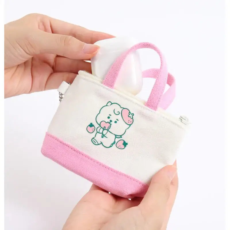 BT21 x Monopoly - Baby Canvas Pouch JELLY CANDY - BT21 x Monopoly - Pouches - Harumio