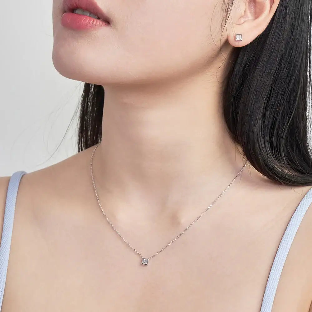 OST - Shine Basic Square Necklace - OST - Jewelry - Harumio