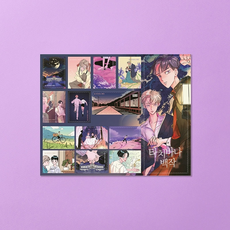 Count Tachibana - Postage Stamp Sticker - Lezhin - Stickers - Harumio