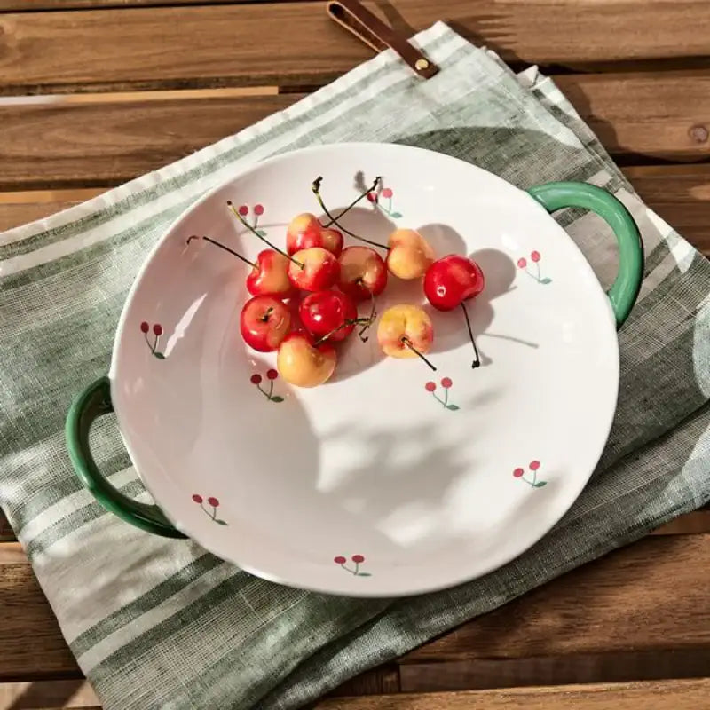 Korean Picnic Day - Double Handle Bowl - Modern House - Kitchenware - Harumio