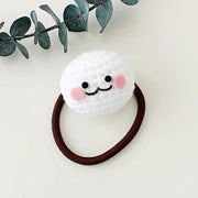 Ikmyeong - Face Hand Knitted Hair Tie - Ikmyeong Shop - Hair Accessories - Harumio