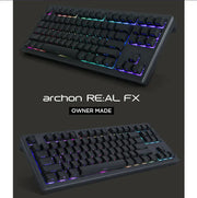 Archon - RE:AL FX Owner Made Gunmetal Mechanical Keyboard - Archon - Mechanical Keyboard - Harumio