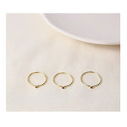 CLUE - 14K Gold Filled Eternal Garnet Ring - CLUE - Rings - Harumio