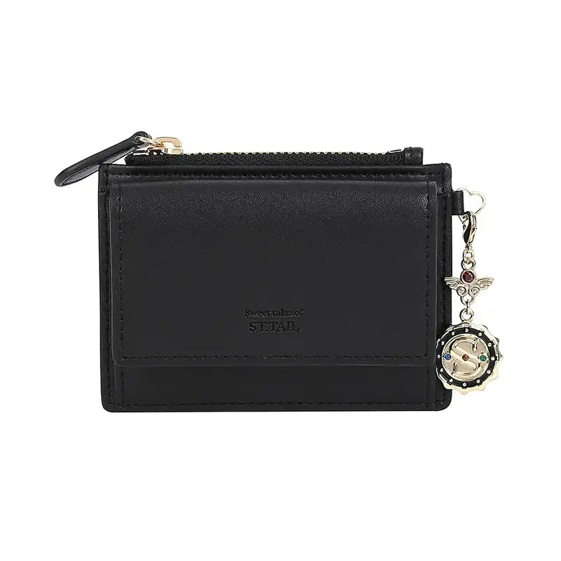 Saint Tail x Clue - Sherlock's Medal Card Wallet - Black - CLUE - Wallet - Harumio