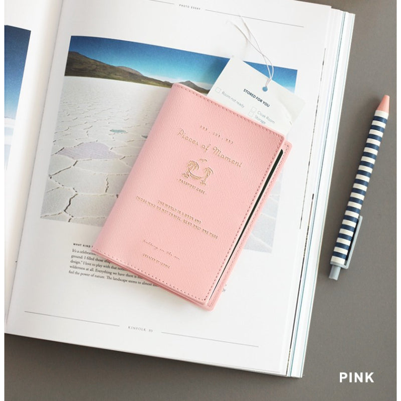 Iconic - Pink Flying Passport Case