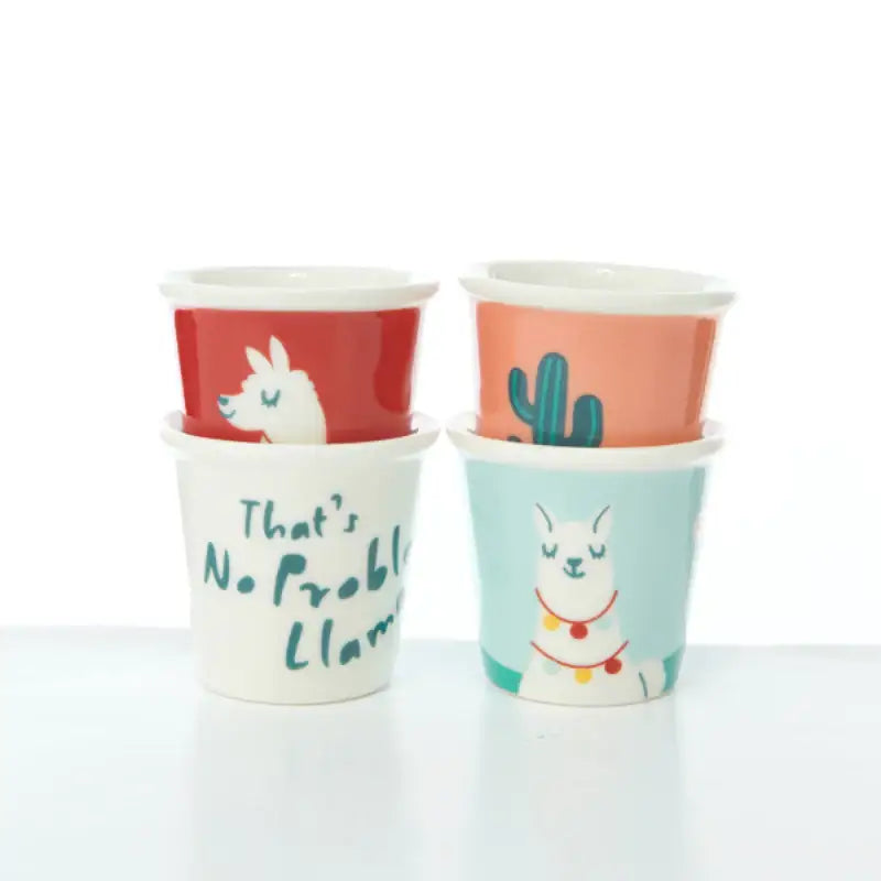 Butter - BT Lalala Llama Soju Glass Set - Modern House - Home & Living - Harumio