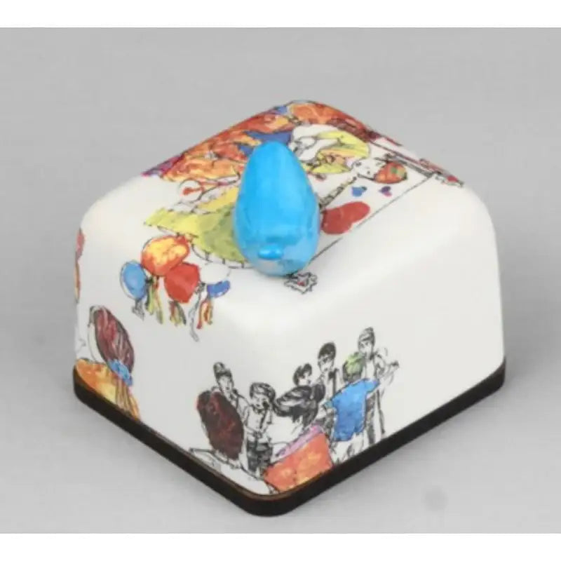 HK Studio - Moony Ceramic Green Band Musical Paperweight - HK Studio - Music Box - Harumio