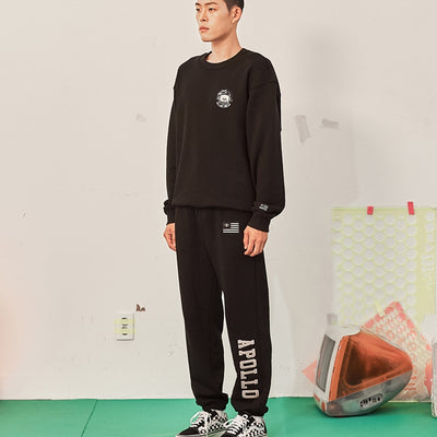 Beyond Closet - Apollo Collection Mono Logo Sweatpants