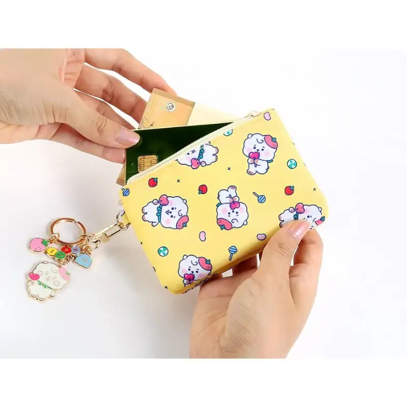 BT21 x Monopoly - Baby Double Pocket Pouch JELLY CANDY - BT21 x Monopoly - Pouches - Harumio