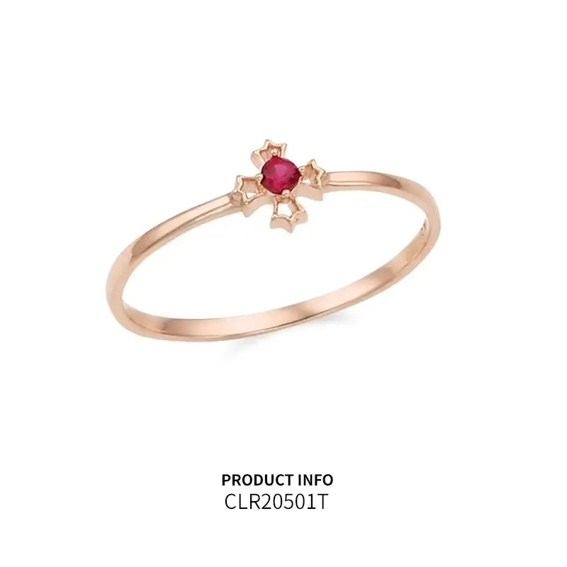 Saint Tail x Clue - Mini Saint 10K Gold Miss Ring - CLUE - Jewelry - Harumio