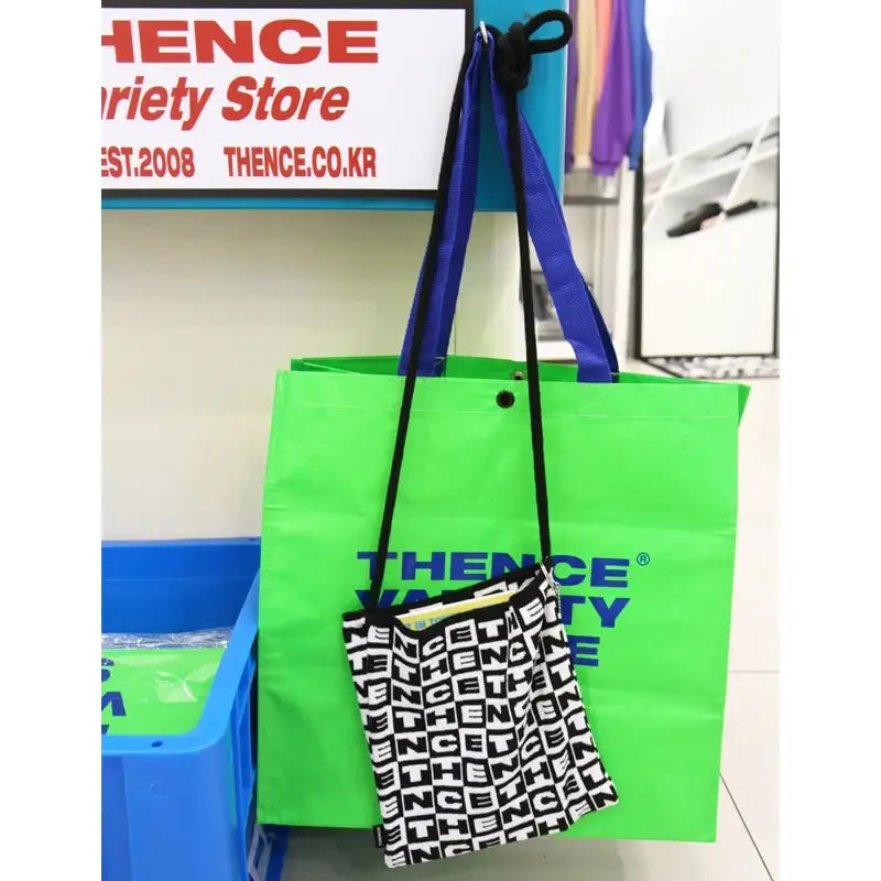 THENCE - Knit Mini Cross Bag CB Logo - THENCE - Bags - Harumio