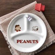 Corelle x Peanuts - Snoopy Friends - Small Divided Plate - Modern House - Tableware - Harumio
