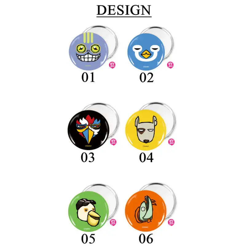 Natural Born Idiots - Round Pin Mirror - Webtoon Shop - Mirrors - Harumio