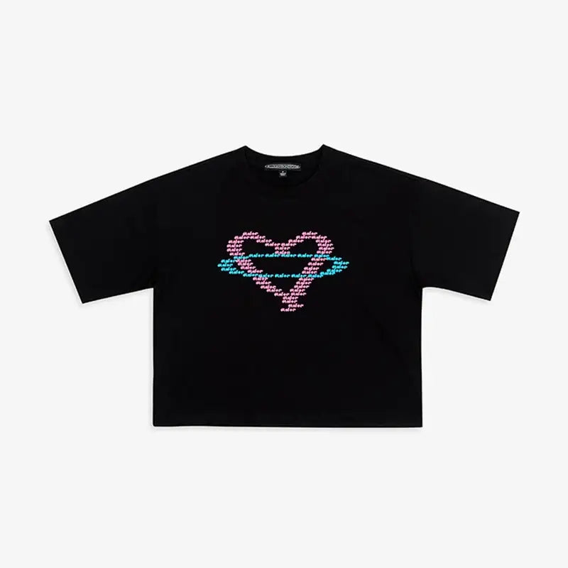 NewJeans - ADOR - Crop Tee - NewJeans - Cropped T-shirts - Harumio