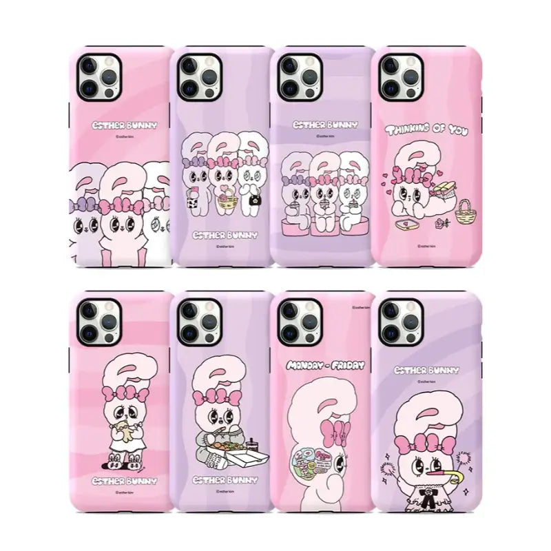 Esther Bunny - Guard Up Phone Case - Rainbow Series (iPhone) - Esther Bunny - Phone Cases - Harumio