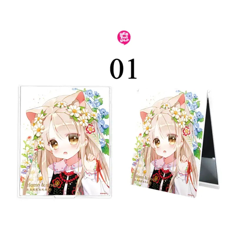 Omowa Whirsis - Folding Square Mirror - Webtoon Shop - Mirrors - Harumio
