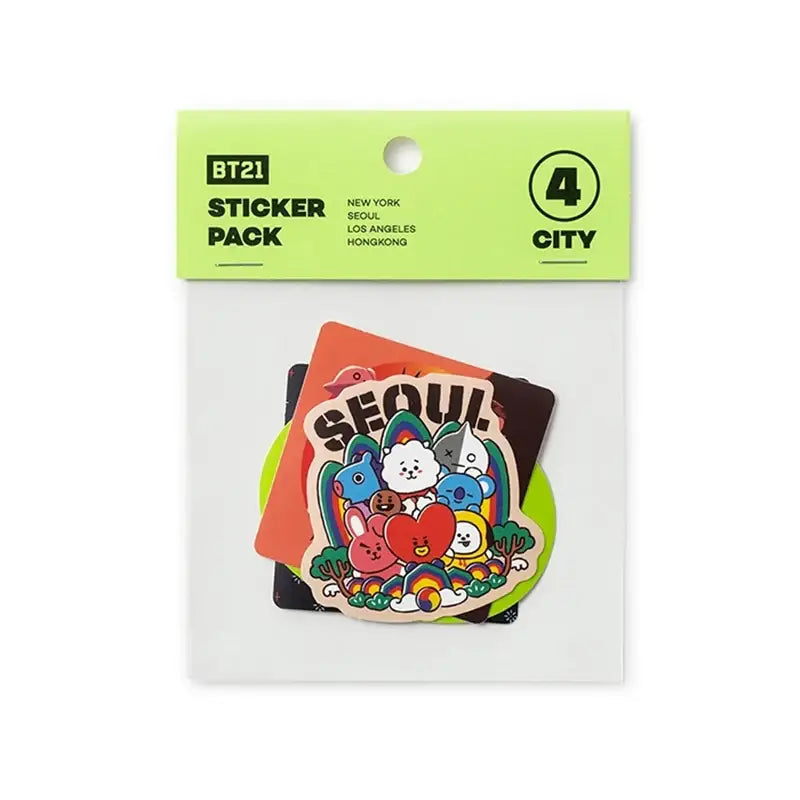 BT21 - City Edition Seoul - Sticker Pack - BT21 - Sticker - Harumio