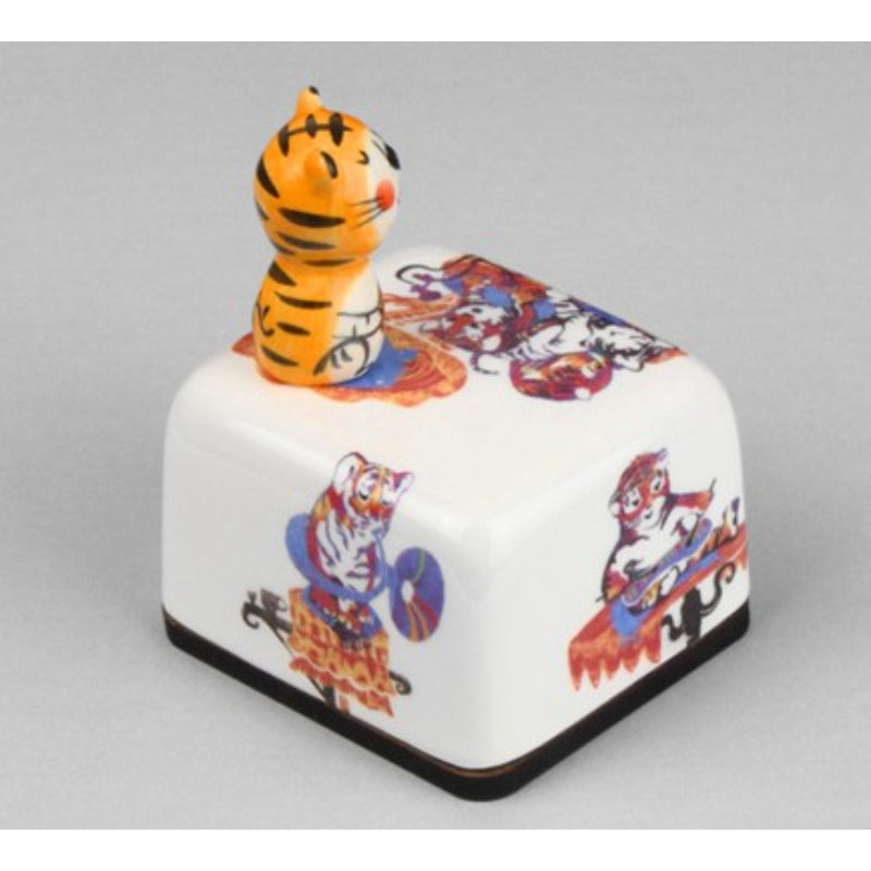HK Studio - Twelve Earthly Branches Band Musical Paperweight - Tiger - HK Studio - Music Box - Harumio