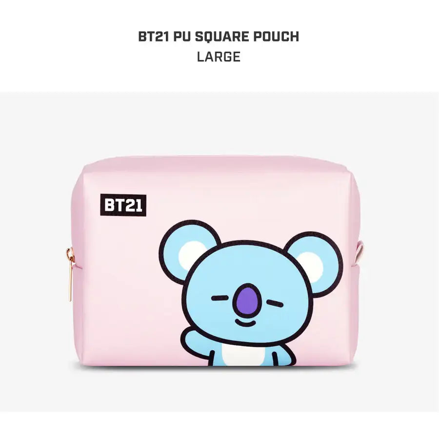 BT21 x Monopoly - PU Square Pouch - Large - Monopoly - Accessories - Harumio