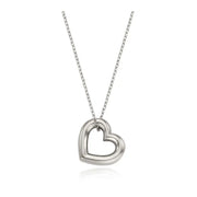 OST - Basic Heart Silver Necklace - OST - Jewelry - Harumio