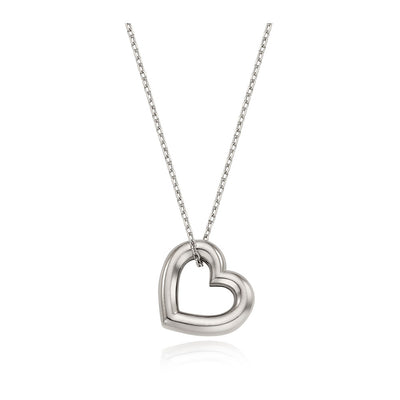 OST - Basic Heart Silver Necklace