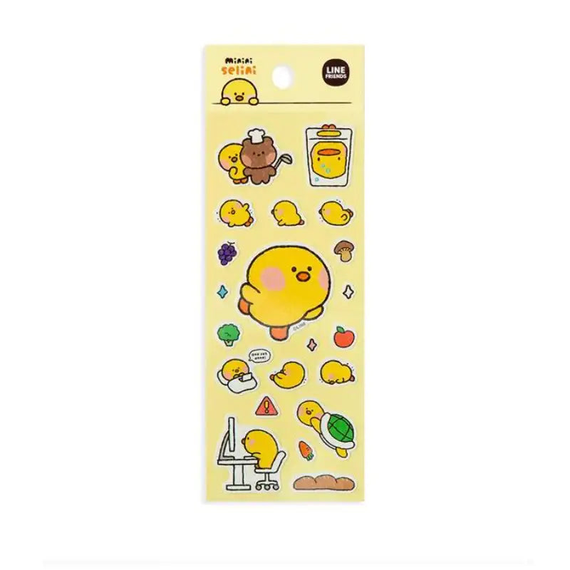 Line Friends - Minini Decor Sticker - Line Friends - Sticker - Harumio