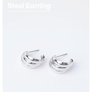 OST - Refined Volume Stud Earring - OST - Jewelry - Harumio