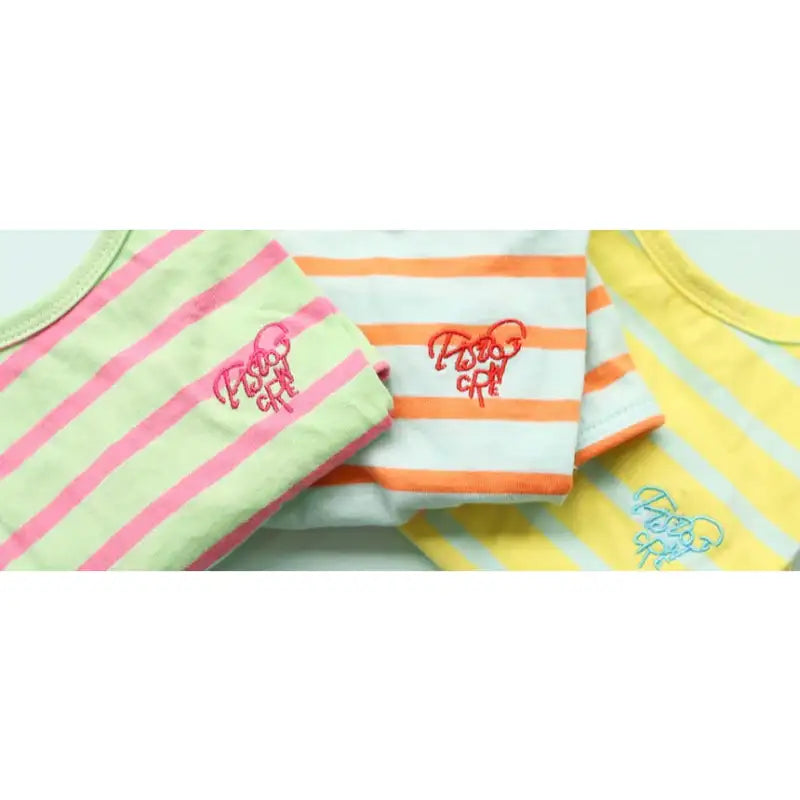 ITSDOG - Pet Neon Candy Striped T-Shirt - ITSDOG - Pet Clothes - Harumio