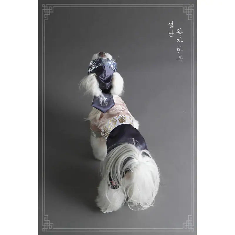 ITSDOG - Pet Pink Star Grass Prince Hanbok - ITSDOG - Pet Clothes - Harumio