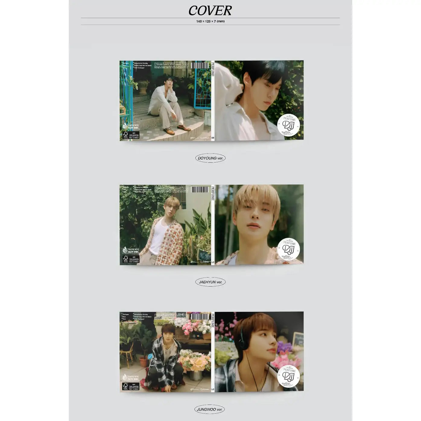 NCT DOJAEJUNG - Perfume : 1st Mini Album (Digipack Version) - NCT DOJAEJUNG - Album - Harumio
