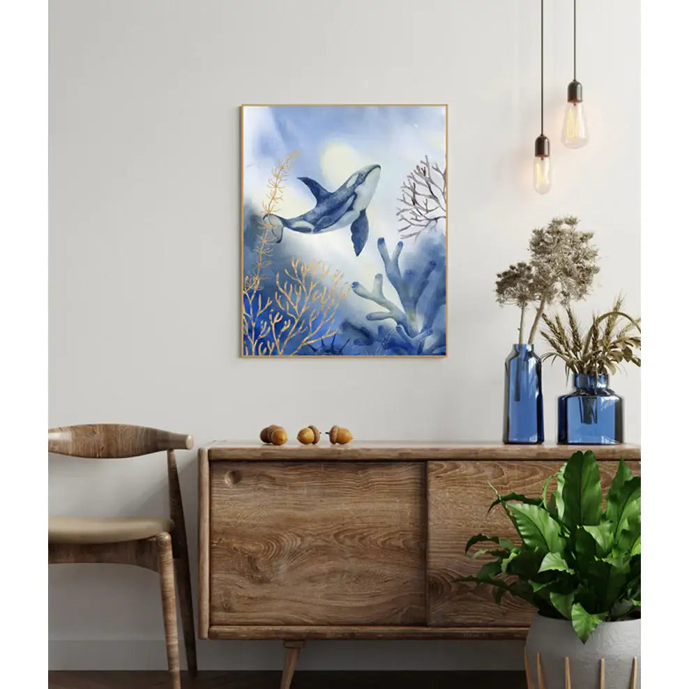 SD Photo - Nabom Whale Panting (Inspired by Extraordinary Attorney Woo) - SD Photo - Home & Living, Accessories - Harumio