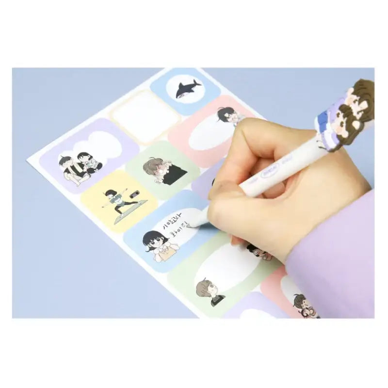 Romance 101 - Recognition Sticker - Webtoon Friends - Stationery - Harumio