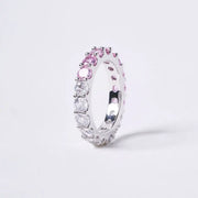 OST - POPTS Collection Pink Half Stone Basic Ring - OST - Jewelry - Harumio