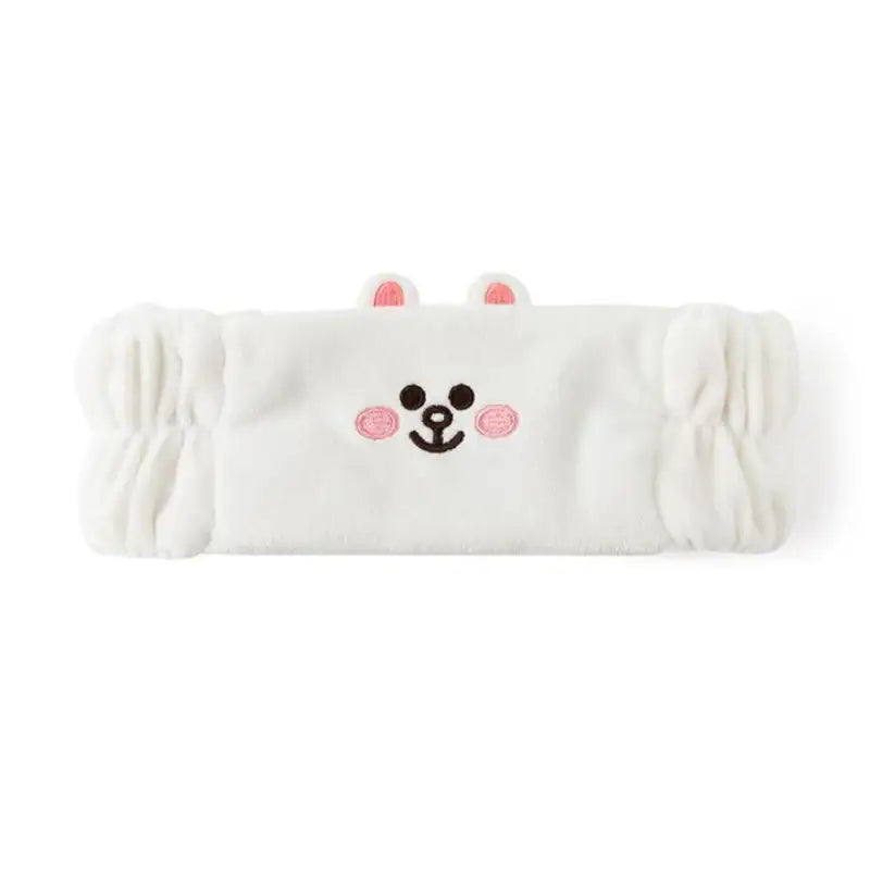 Line Friends - Cony Terry Face Wash Hair Band - Line Friends - Face Wash Headband - Harumio