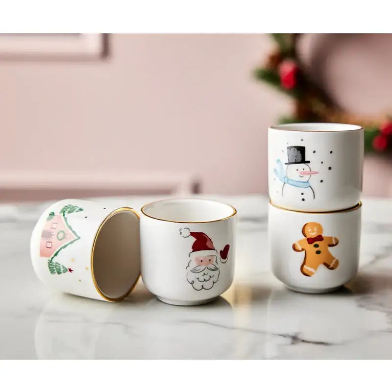 Korean Winter Story - Soju Glass Set - Modern House - Soju Glass - Harumio