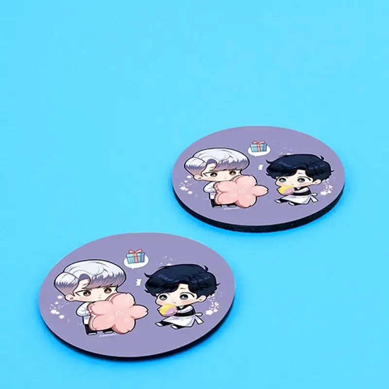 Cherry Blossoms After Winter - Rubber Coaster - Webtoon Shop - Coasters - Harumio