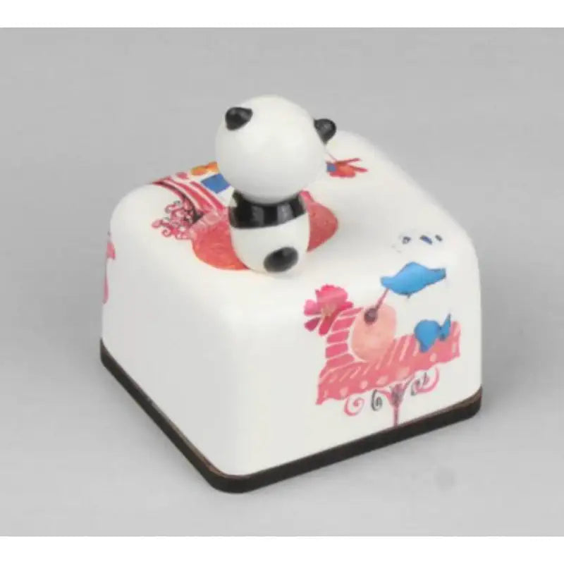 HK Studio - Moony Ceramic Panda Musical Paperweight - HK Studio - Music Box - Harumio