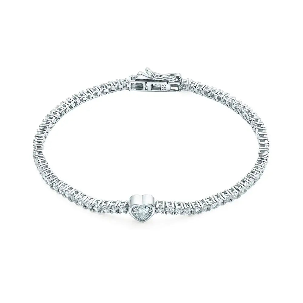 OST - More Love Tennis Silver Bracelet - OST - Jewelry - Harumio