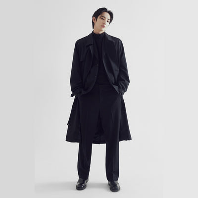 The Knit Company X Lee Soo-hyuk - 20FW Wool Trench Coat