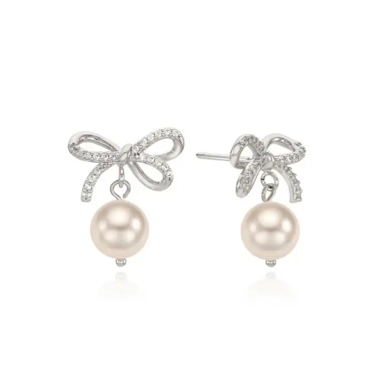 OST - Twisted Ribbon Pearl Earrings - OST - Jewelry - Harumio