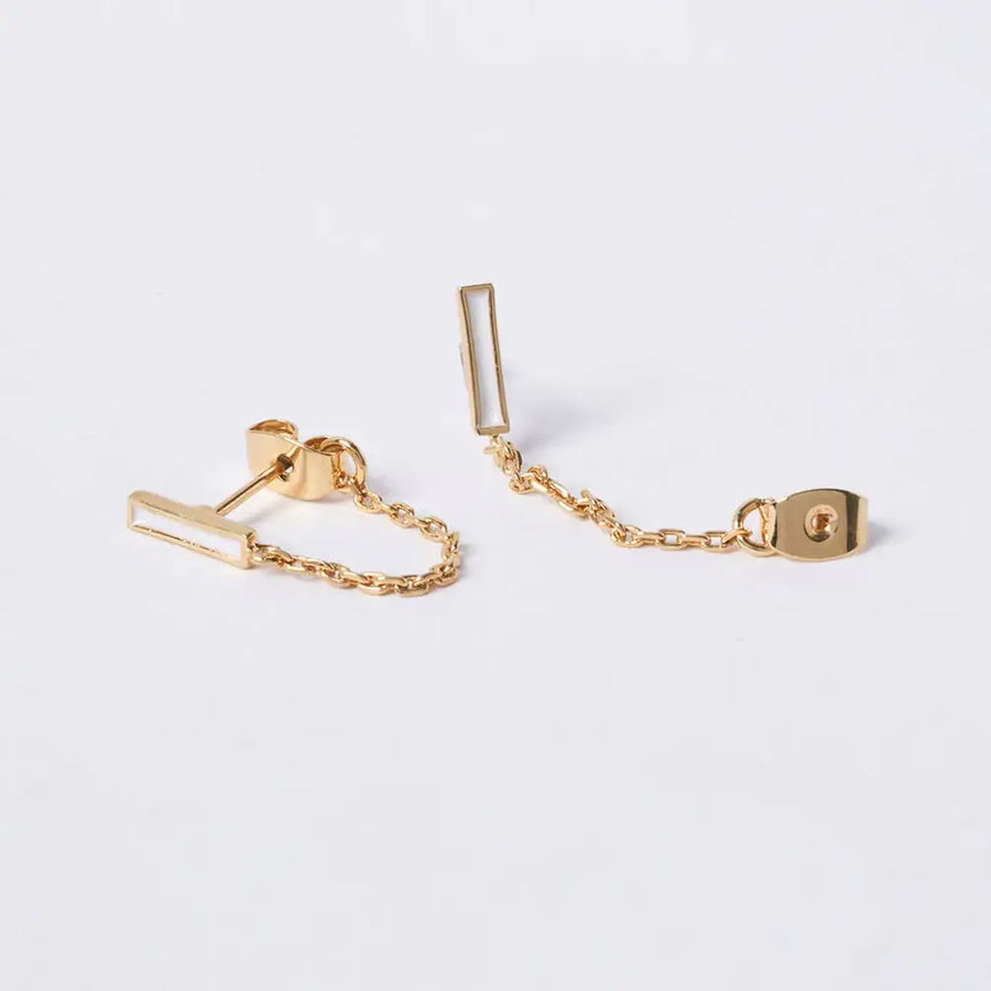 OST - POPTS Collection Chunky Basic Stick Chain Earrings - OST - Jewelry - Harumio